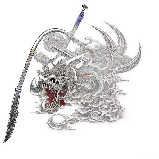 Sword Worthy Of A Warrior Who Never Lost A Fight But Is Losing The Battle With Himself