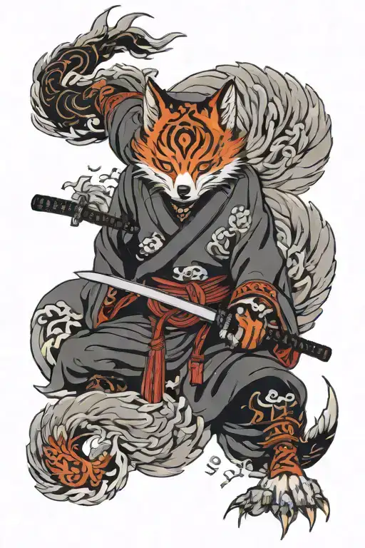 Shogun Katana Kitsune