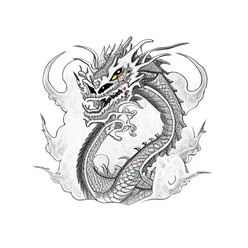 Dragon With 5 Heads