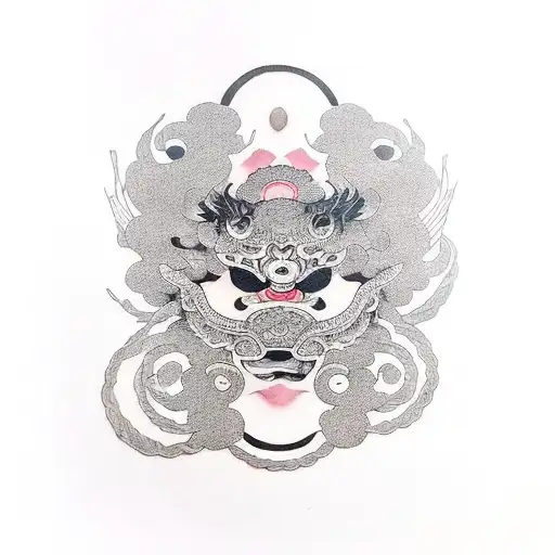 Lady With Thick Black Hair