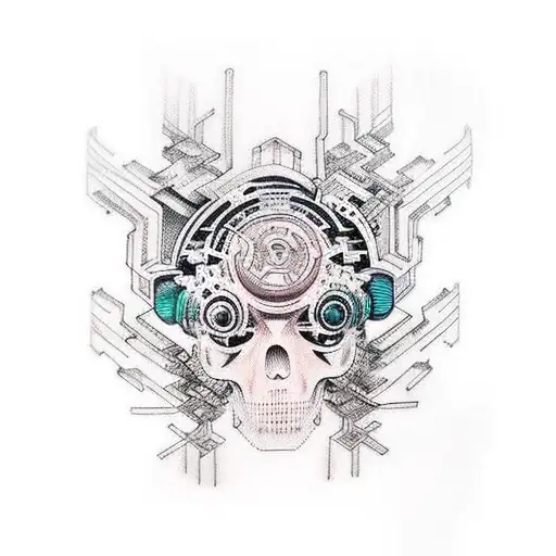 Cybernetics Cyberpunk Underneath Skin Rip