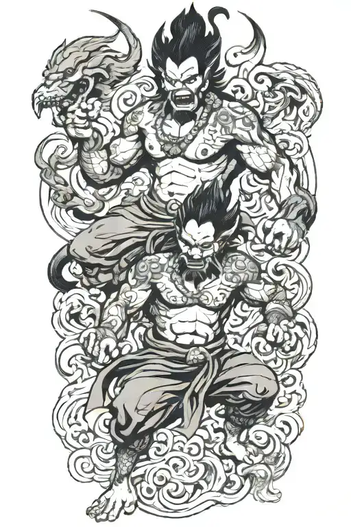 Indian Fighting Demons