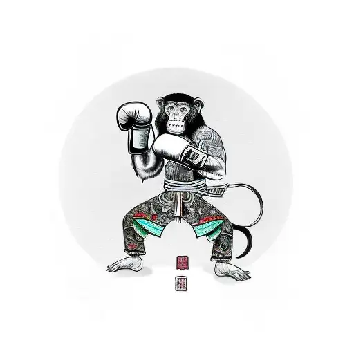 Buff Monkey Boxing