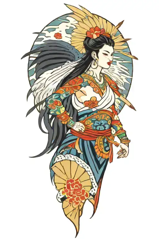 Filipina Warrior Surrounded My Rain