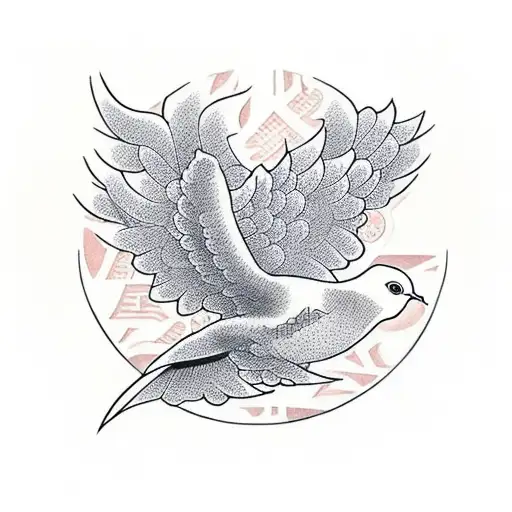 Dove With Coordinates