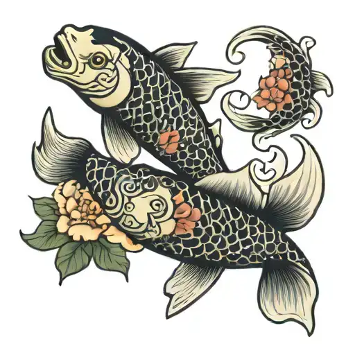 Koi Fish Mya And Dylan