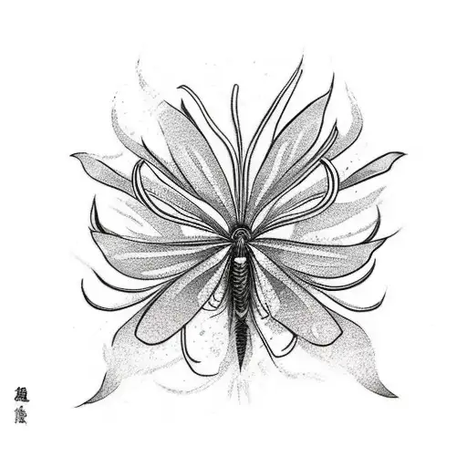 Phoenix Spider Lily Butterfly Gaia For Shoulder