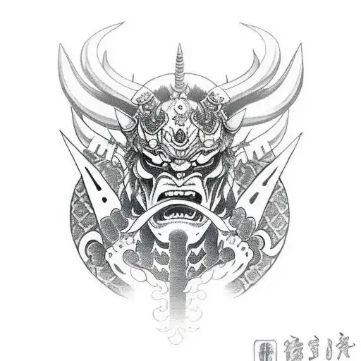 Demon Samurai Full Body