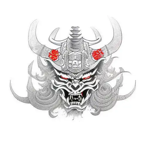 Demon Samurai Sleeve