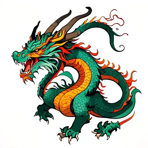 Capricorn Fight Dragon Emerging