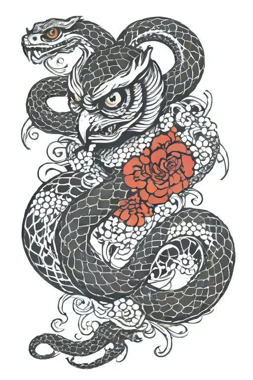 Snake And Owl