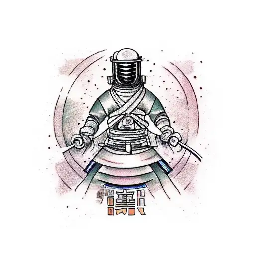 Space With Kendo Martial Art