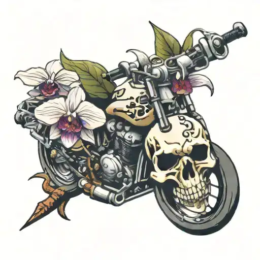 Orchids And Reaper Death Seal From Naruto