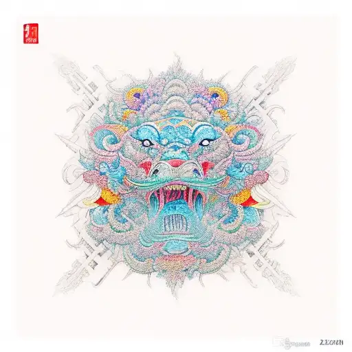 An Abstract Representation Of Enlightened Hedonism With Vibrant Colors And Intricate Details