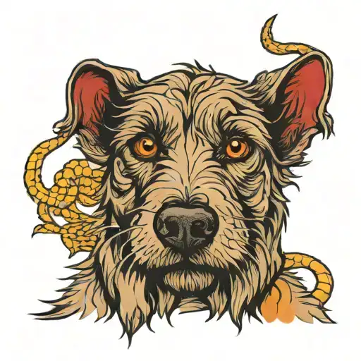 Irish Wolf Hound Dog