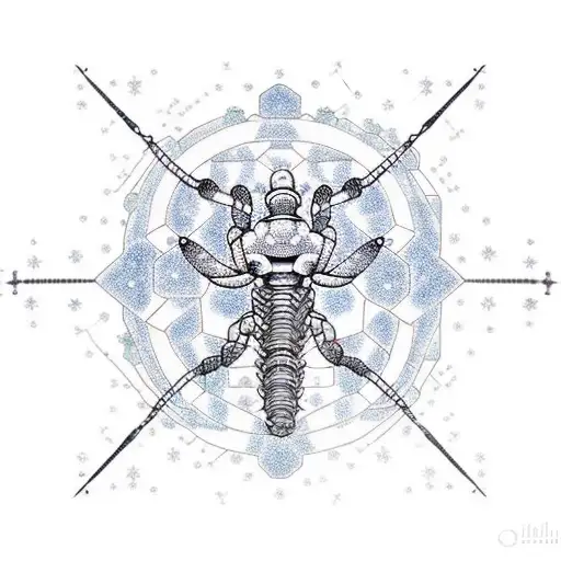 Scorpio Constellation Formed By Interconnected Circuit Boards