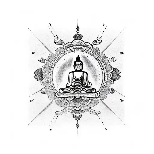 Buddha With Astrology Sign