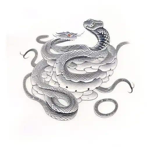 Snake And Crow Leg Band