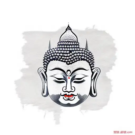 Buddha With Criminal Calligraphy