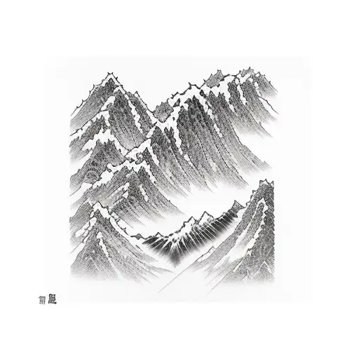 Mountains In Back With Repsect Love Unity In Greek