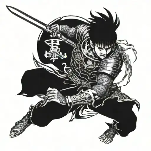 Berserk 1997 Anime Arm Tattoo Design