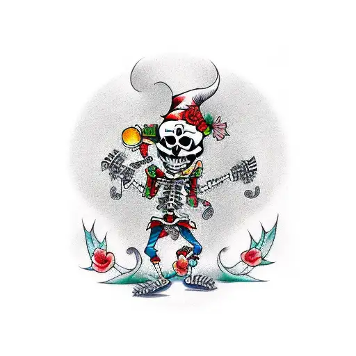 Dancing Skeleton Jester