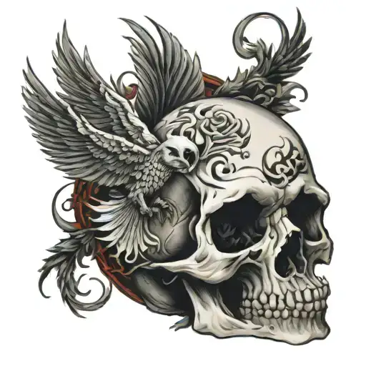 Phoenix Human Skull