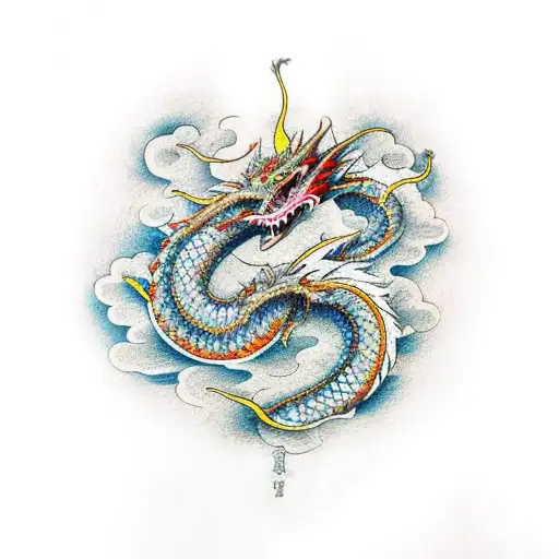 European Dragon Fullbody