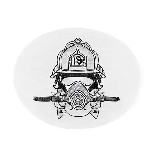 Half Firefighter Half Samurai