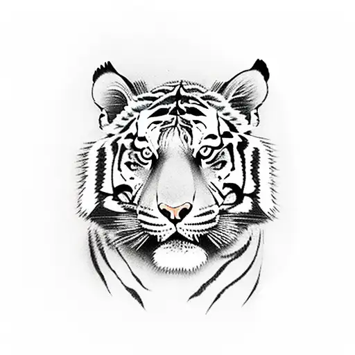 Tiger With And Scorpio