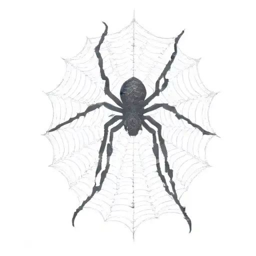 Spider Web Cybersigilism Style Pointy