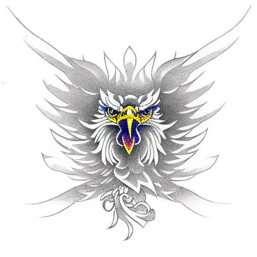 Eagle Has Broken Ankle Chain