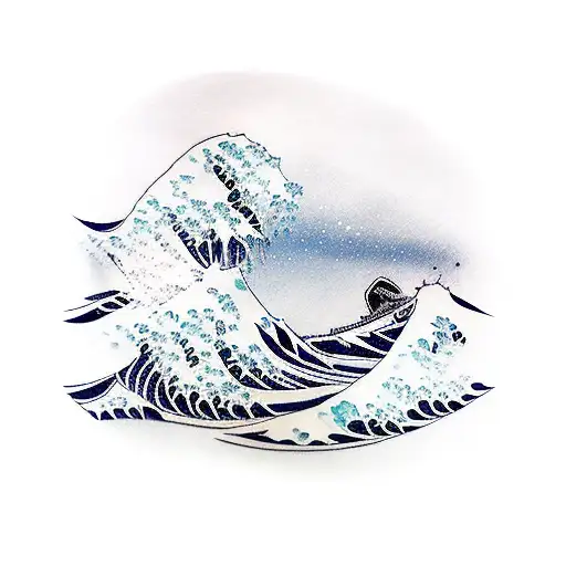 Cover Arm With Wave Of Kanagawa