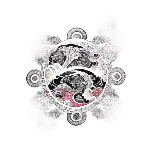 Black Swirl Background