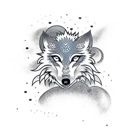 A Small Wolf On The Beach Under The Sun And Heading Towards The Waves