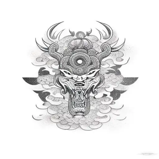 Solid Black Swirl Background