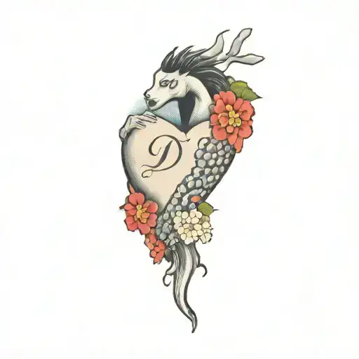 The Words Damnus Euis With A Broken Heart Under