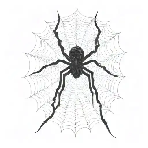 Spider Web Cybersigilism Style Pointy