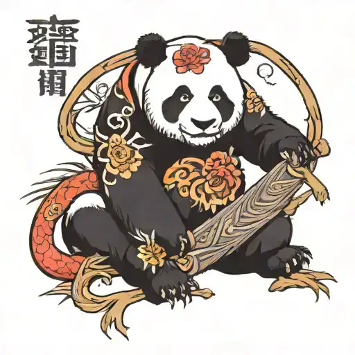 Panda Strength Courage