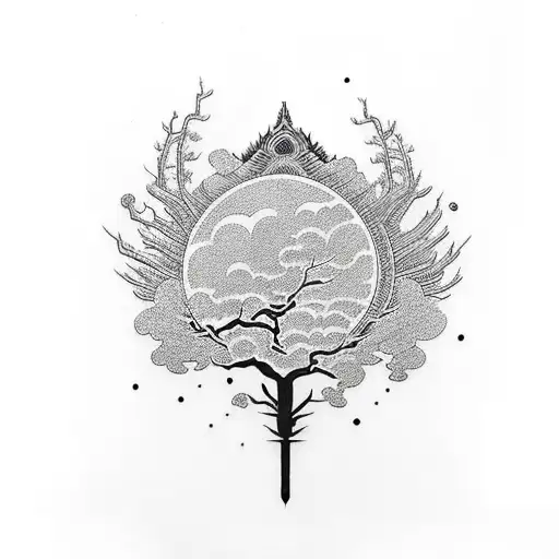 Tree Andrej Black Red Sinergy