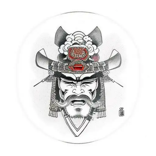 Samurai Fantasy Flowers Sleeve