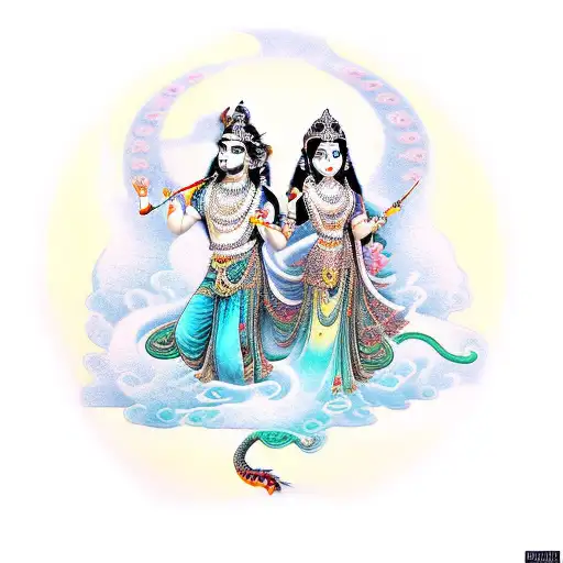 Radha Krishna On Dragon Music Aesthetic