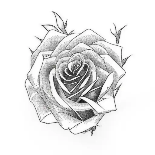 Rose With Stem Around Wrist Going Up Arm