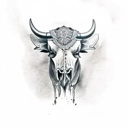 Water Buffalo Skull