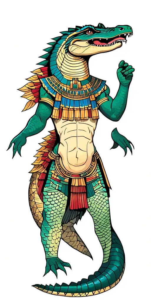 Egyptian God Sobek Crocodile God