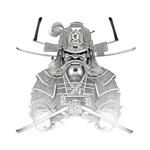 Samurai Made Out Of Fog