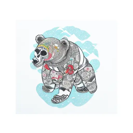 Skeleton In Bear Suit