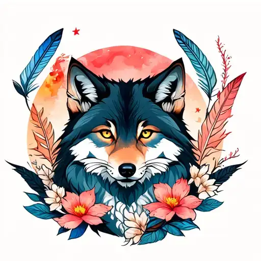 Wolf Forest Cate Dreams Of Writing Feathers