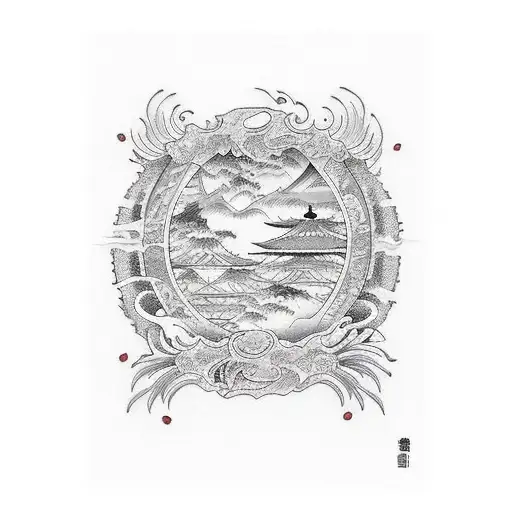 Japanese Ocean Acoustic Guitar