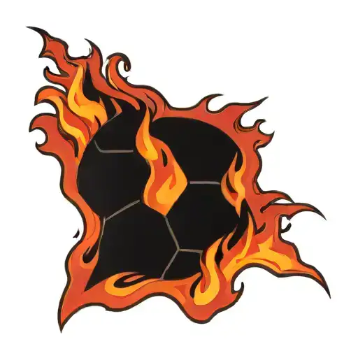 Soccer Fire Flames